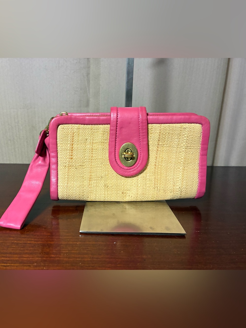 Coach Parker Woven Clutch